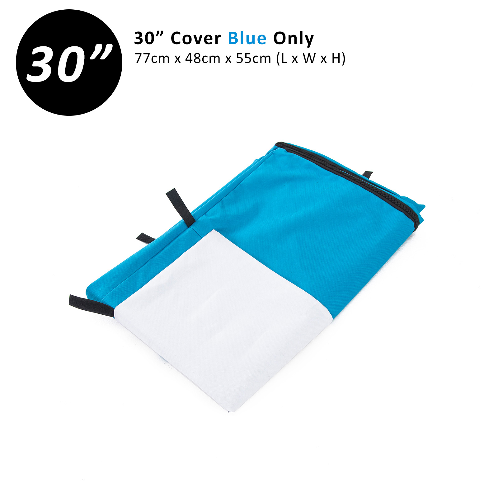 30in Cover for Wire Dog Cage - BLUE