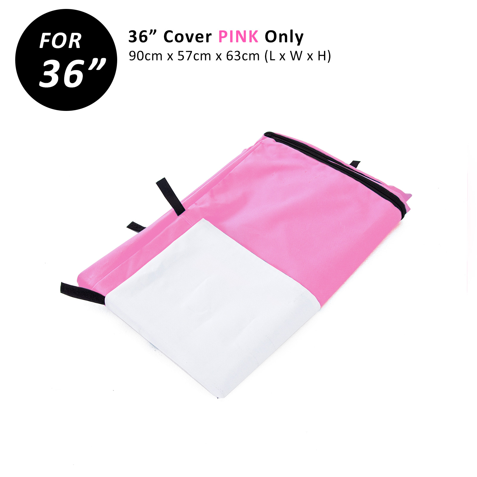 36in Cover for Wire Dog Cage - PINK