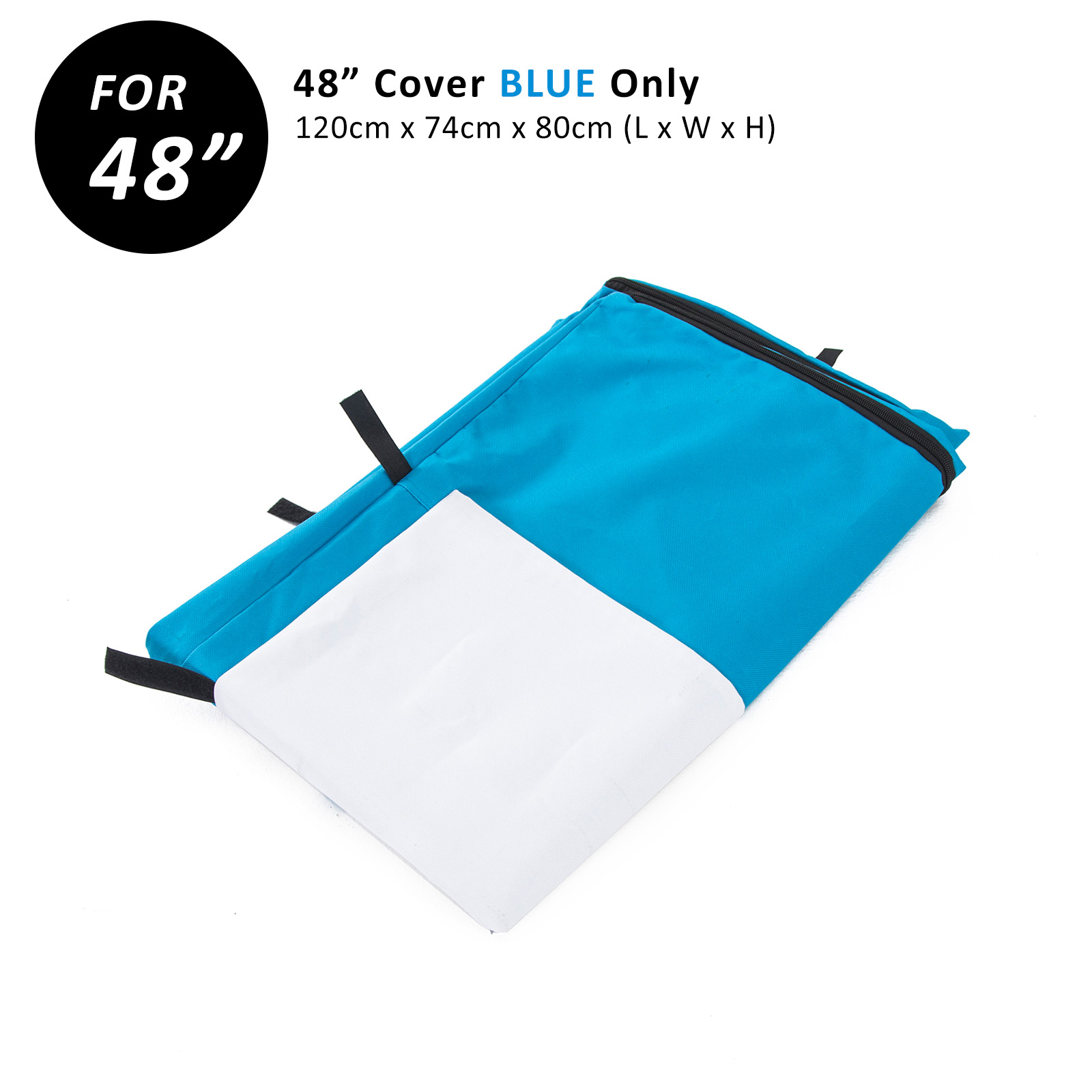 48in Cover for Wire Dog Cage - BLUE