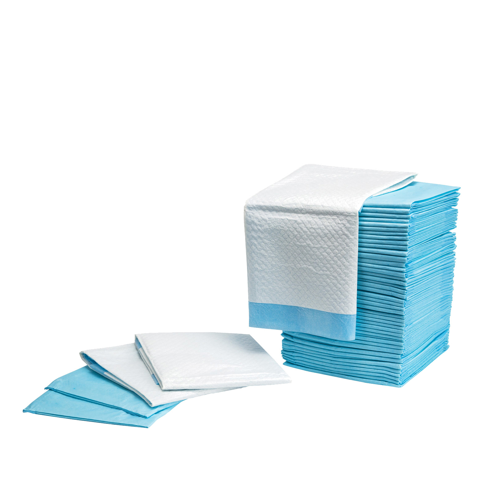 100PCS Pet Toilet Training Pads 7 Layered - BLUE