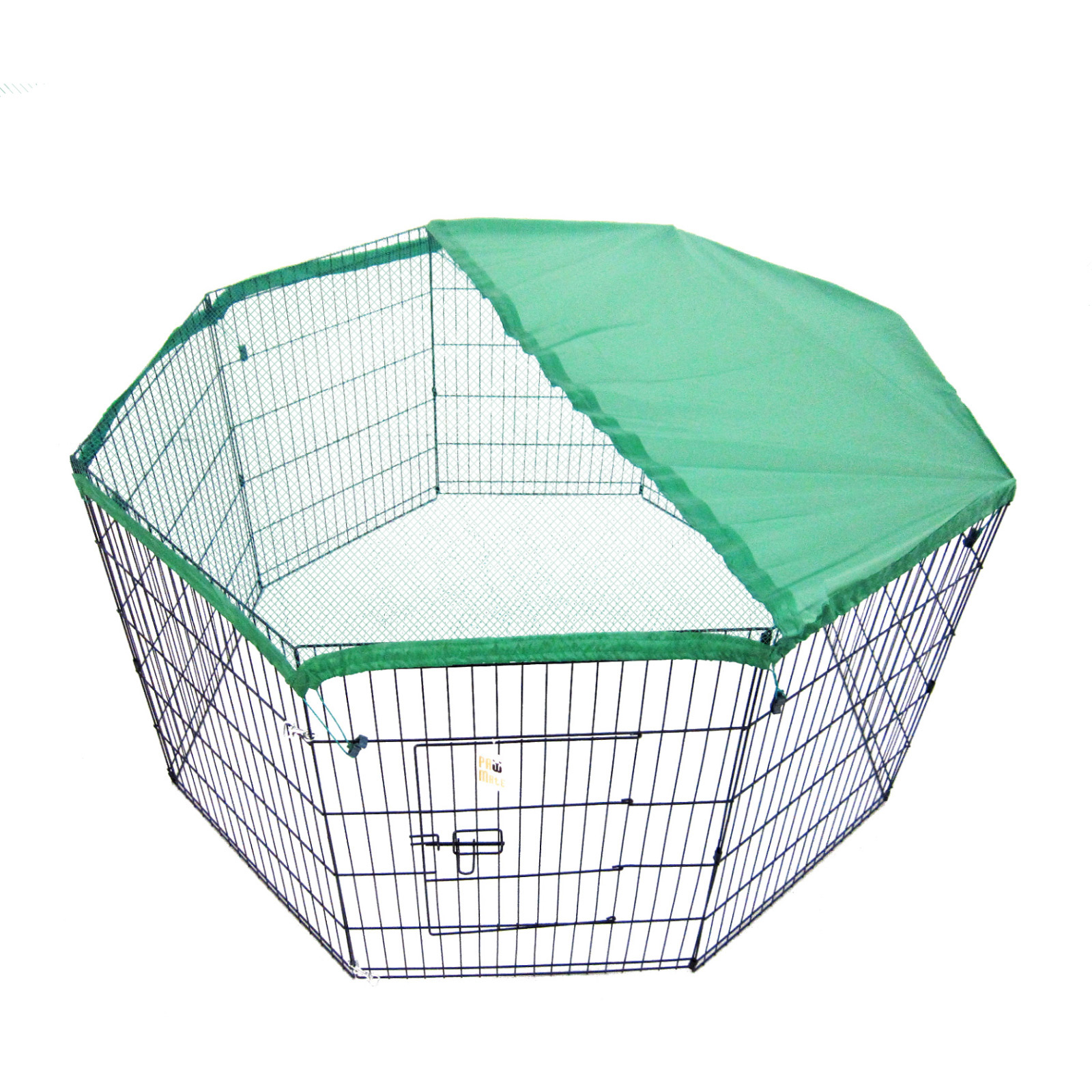 30in 8 Panel Foldable Pet Playpen With Cover