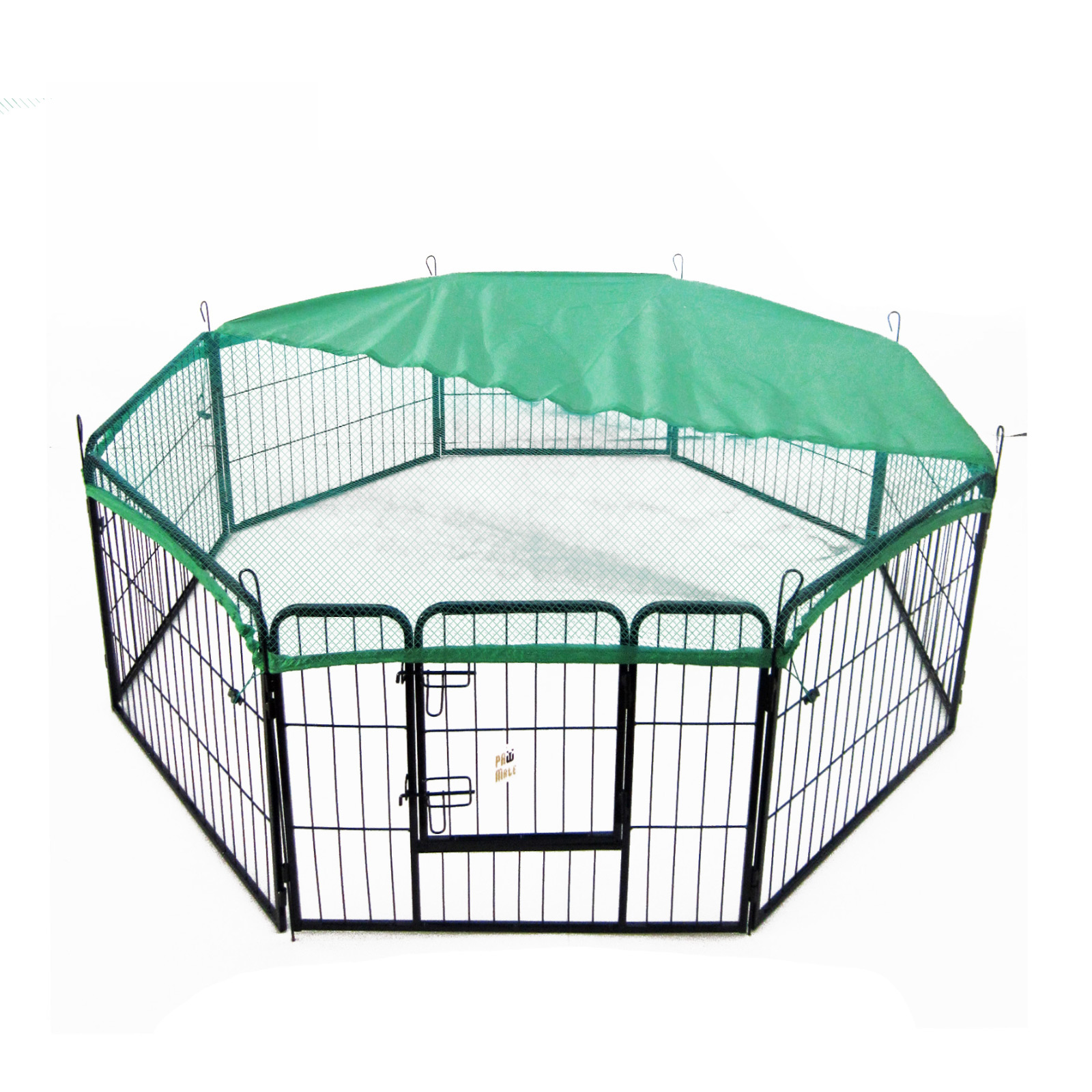 31in Heavy Duty 8 Panel Foldable Pet Playpen With Cover