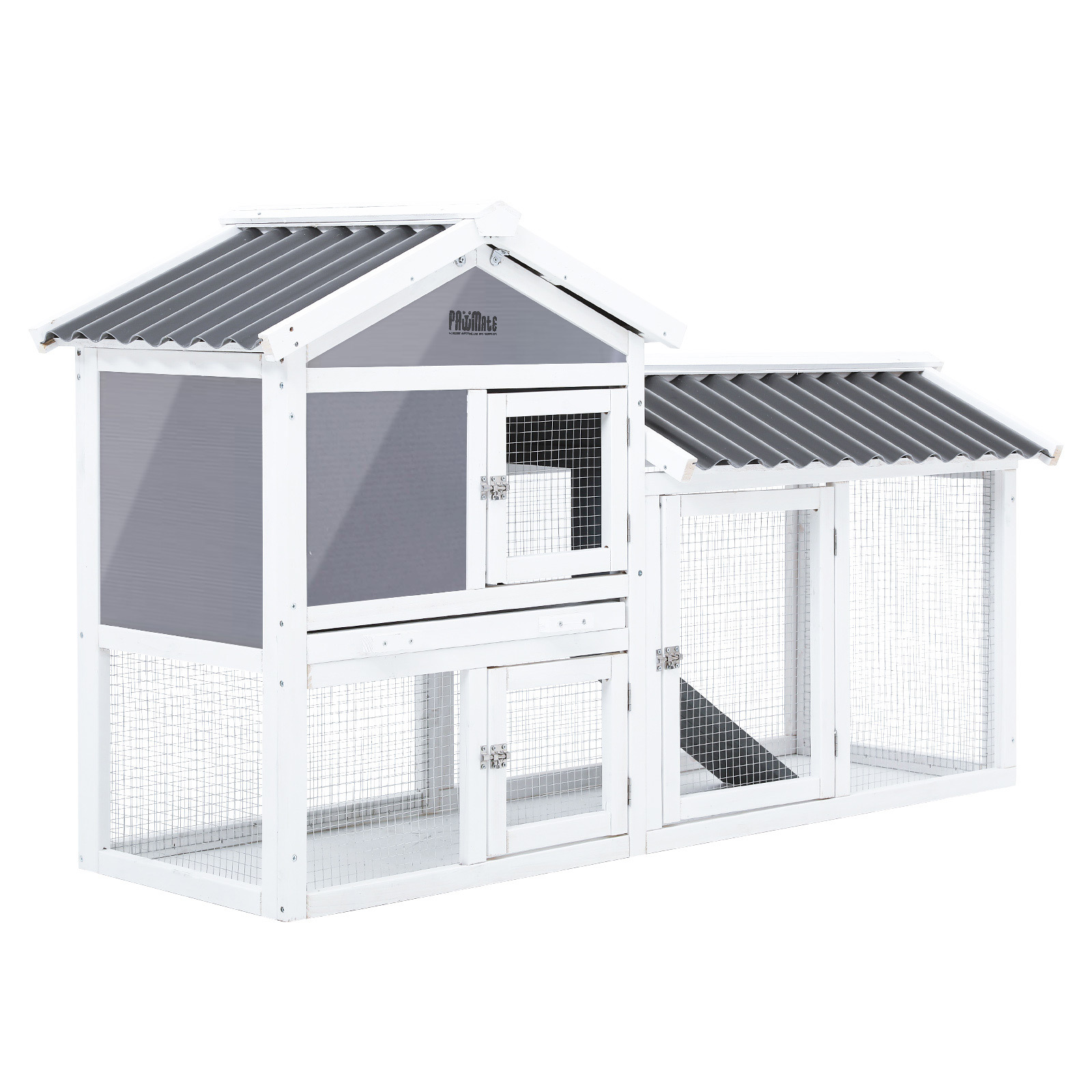 2 Storey Rabbit Hutch with PVC Roof GRACIE