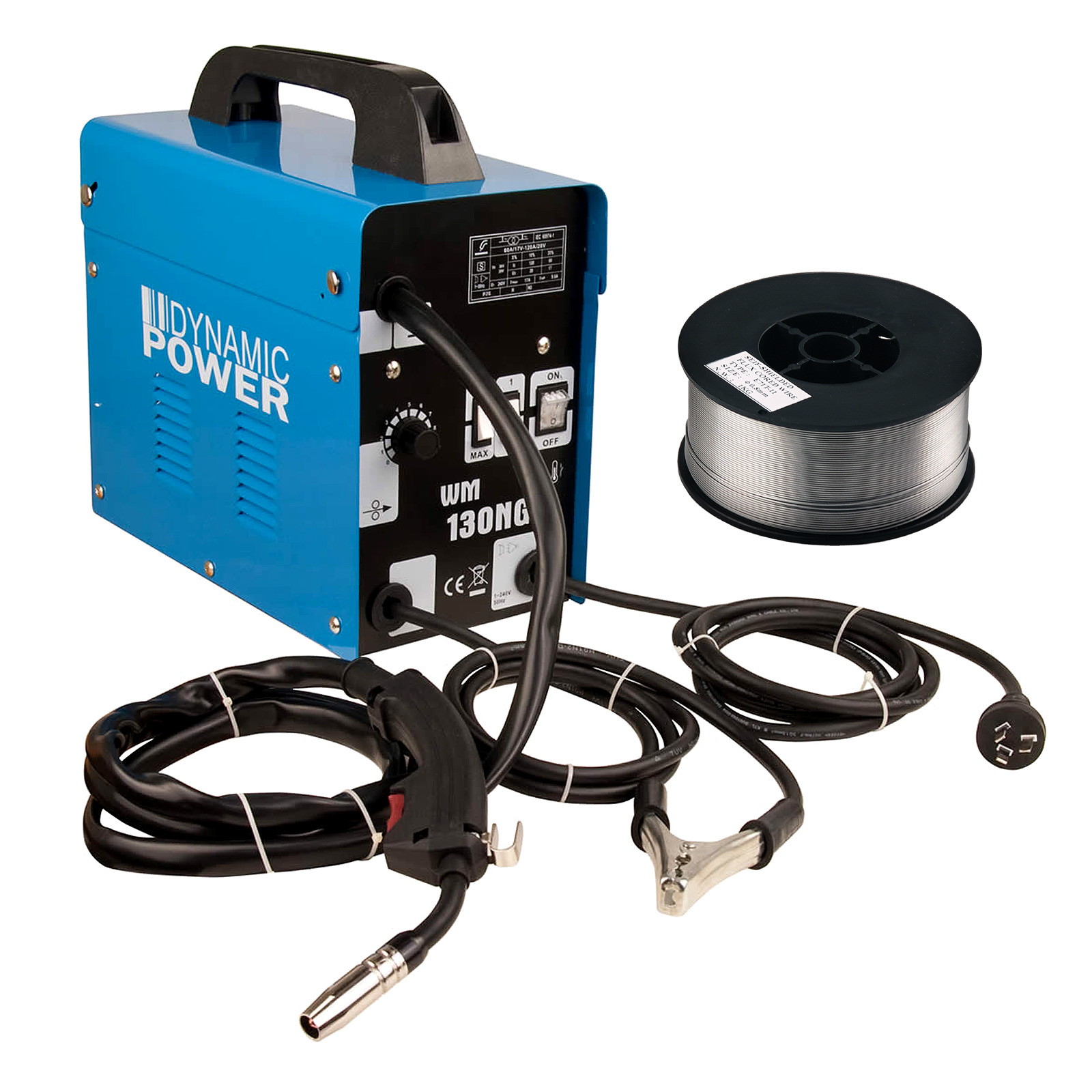 MIG Gasless Welder 130Amp + WIRE