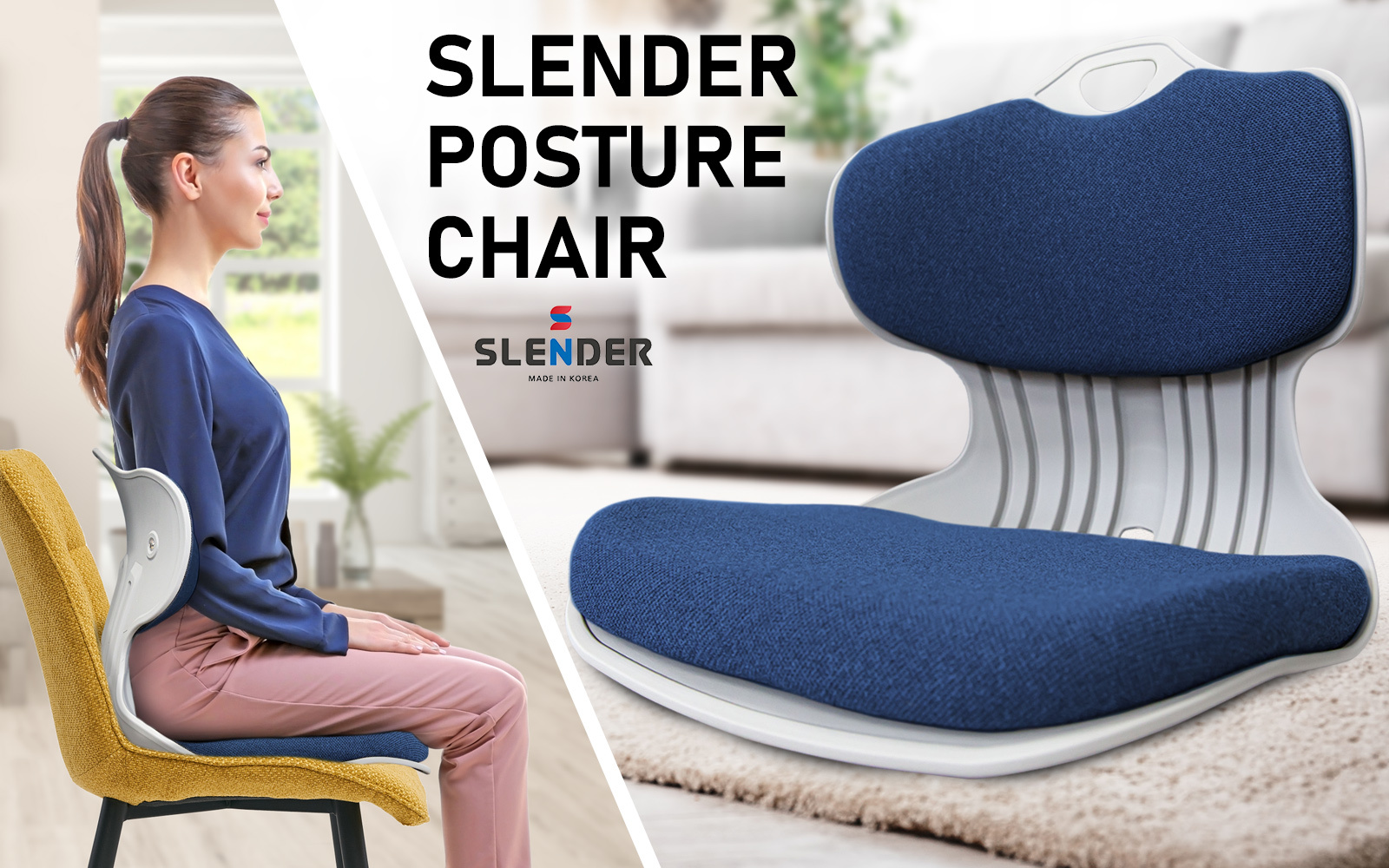 Slender Chair Posture Correction Seat Floor Lounge Padded Stackable Portable - Picture 11 of 153