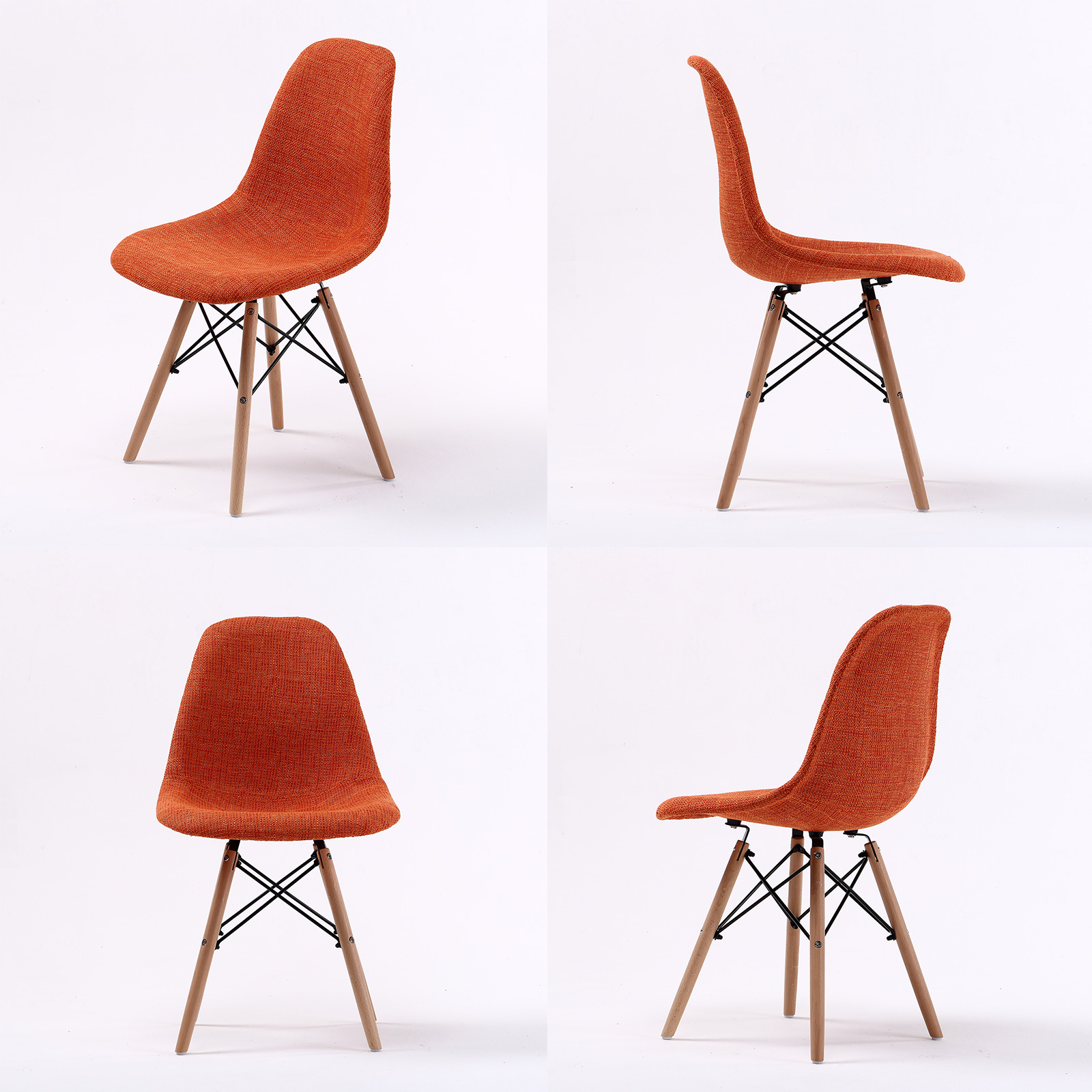 replica eames dsw dining chair orange x4 la bella dsw hours christmas