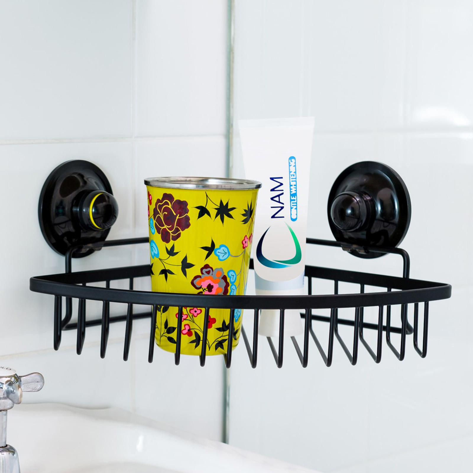shower caddy with removable basket