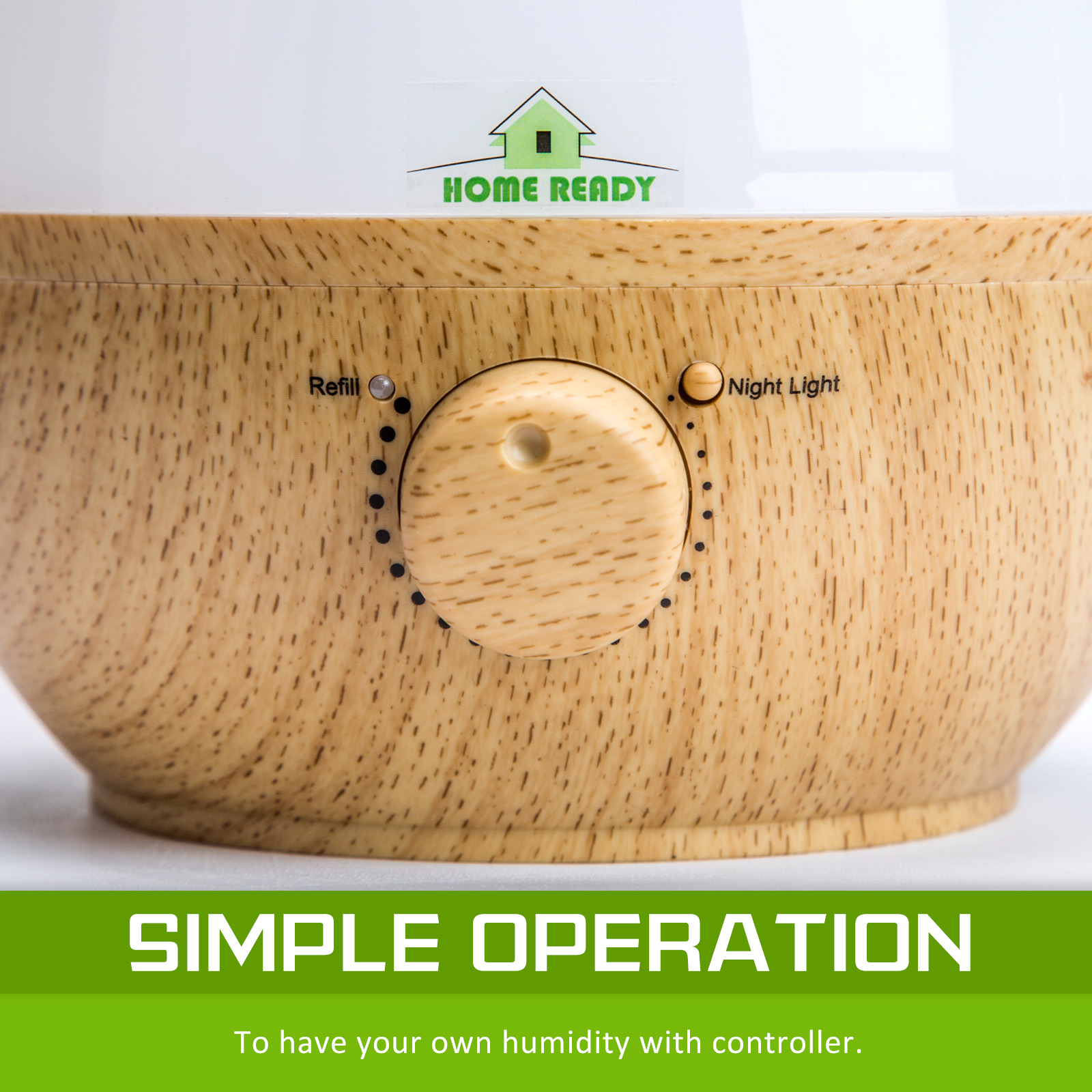 2.3 3.4 6L Air Humidifier Ultrasonic Cool Mist Steam Purifier Diffuser - Picture 9 of 36