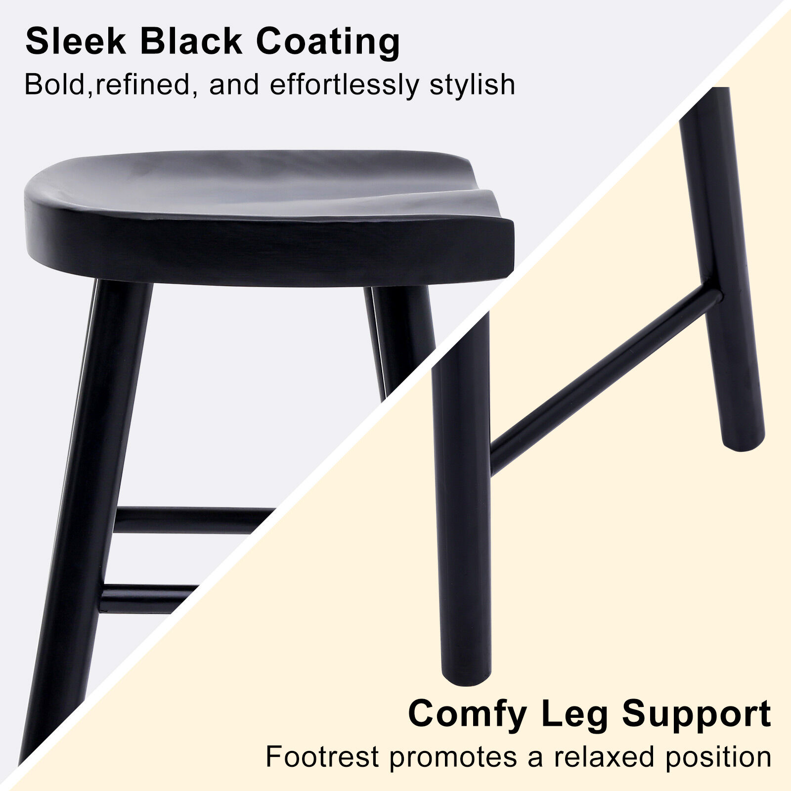 2X 4X Natural Wood Bar Stools 65cm - Kitchen Counter Barstool Scandinavian Chair - Picture 86 of 101
