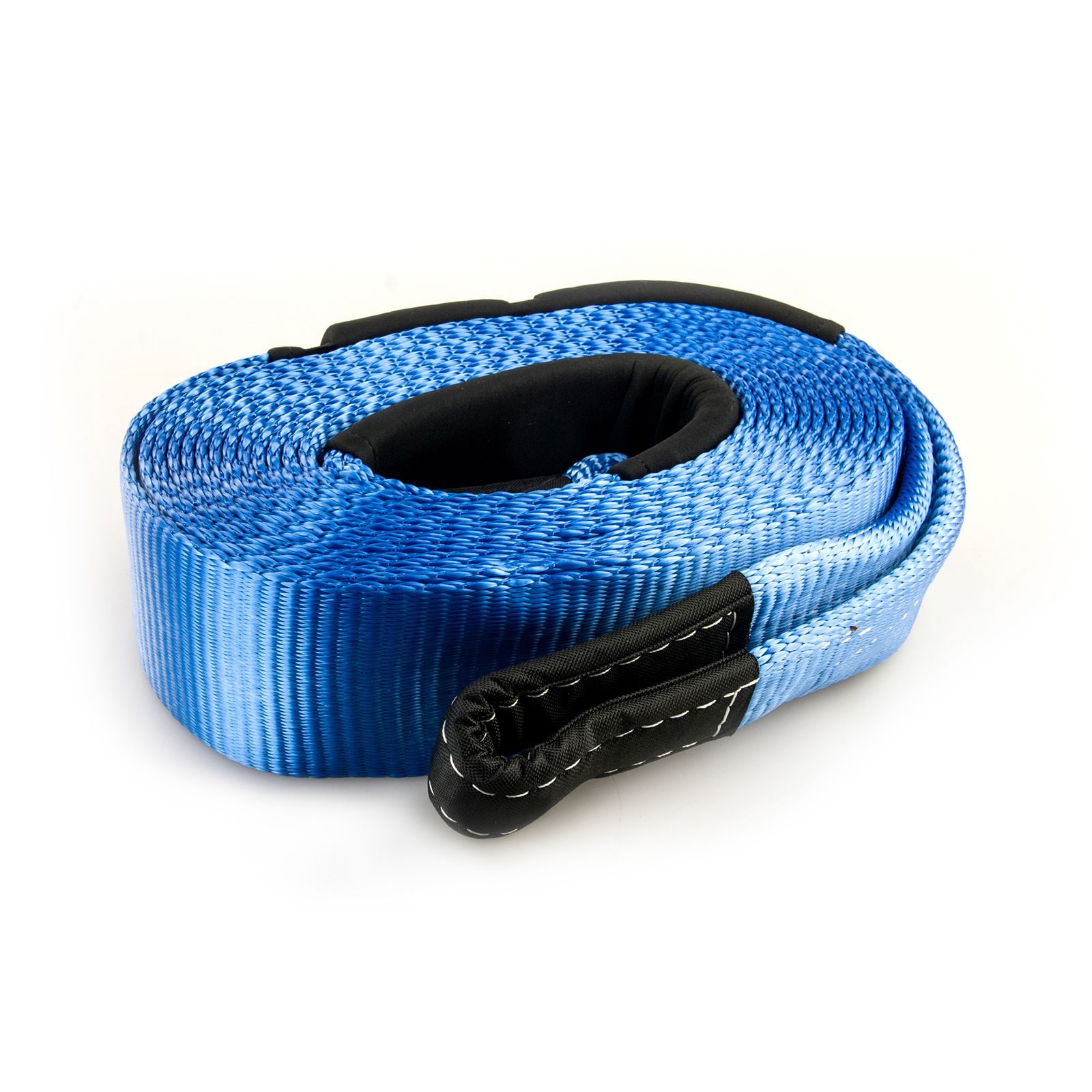 4WD Winch Recovery Kit Straps Nylon Snatch Strap Bow Shackles Glove Bag