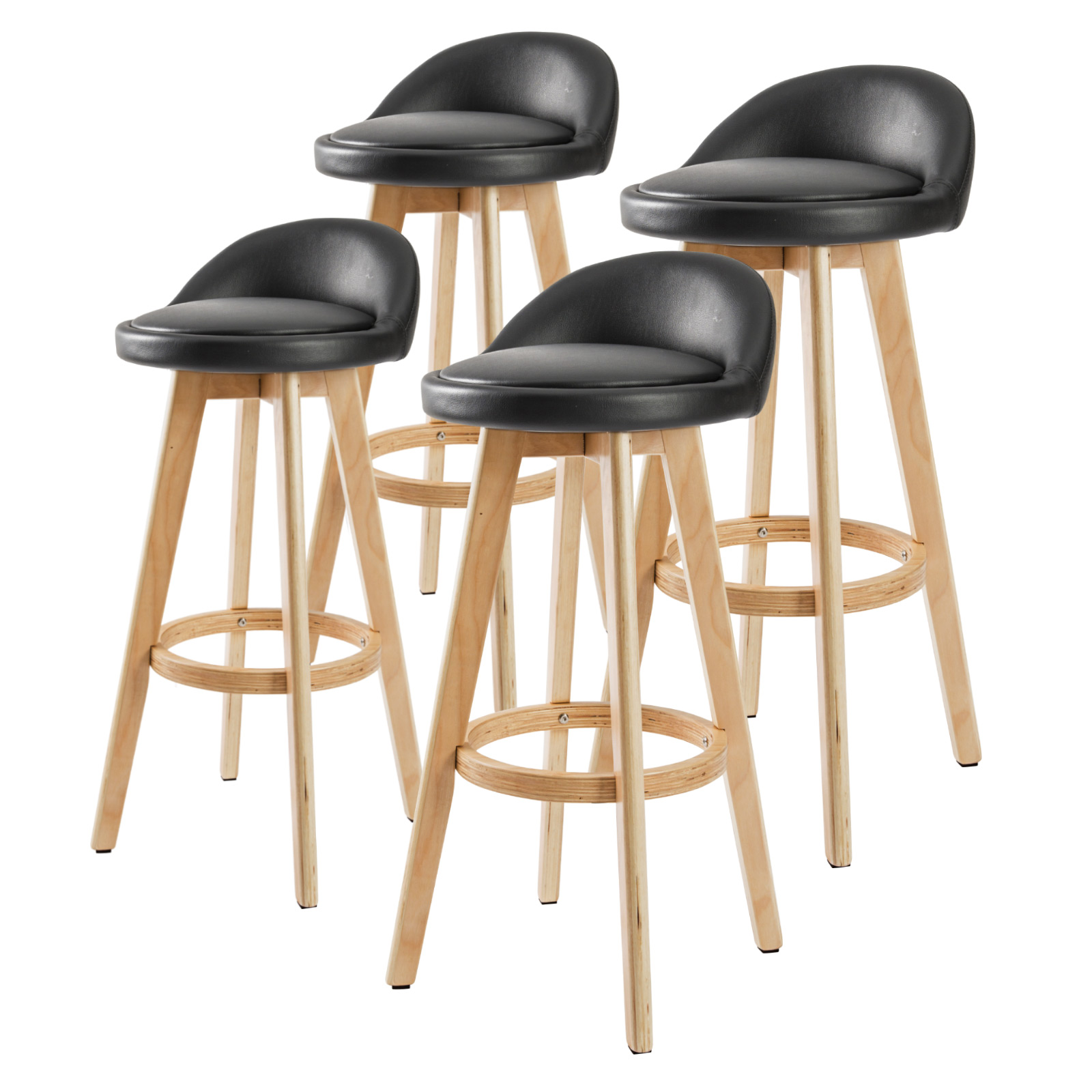 Bar stools sales black wood